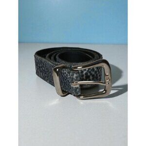 Absolutely Fresh by Prestige Leather Fuzzy Animal Print Belt S Made in the USA